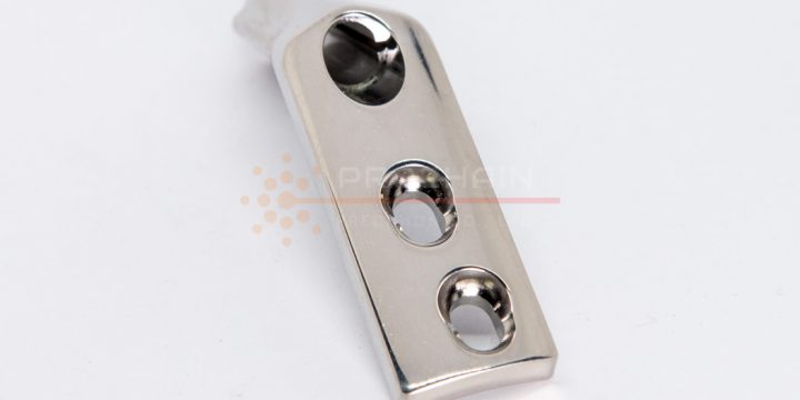 Stainless steel orthopedic equipment component