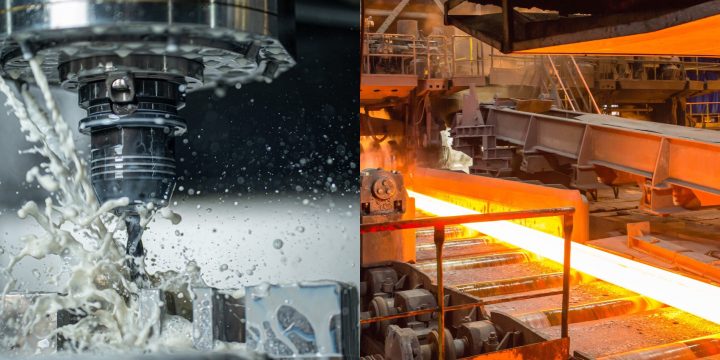 What are cold working and hot working of metal?